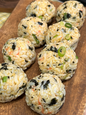 crab rice balls